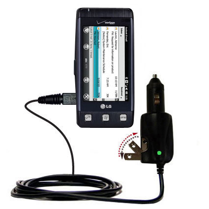 Car & Home 2 in 1 Charger compatible with the LG Fathom
