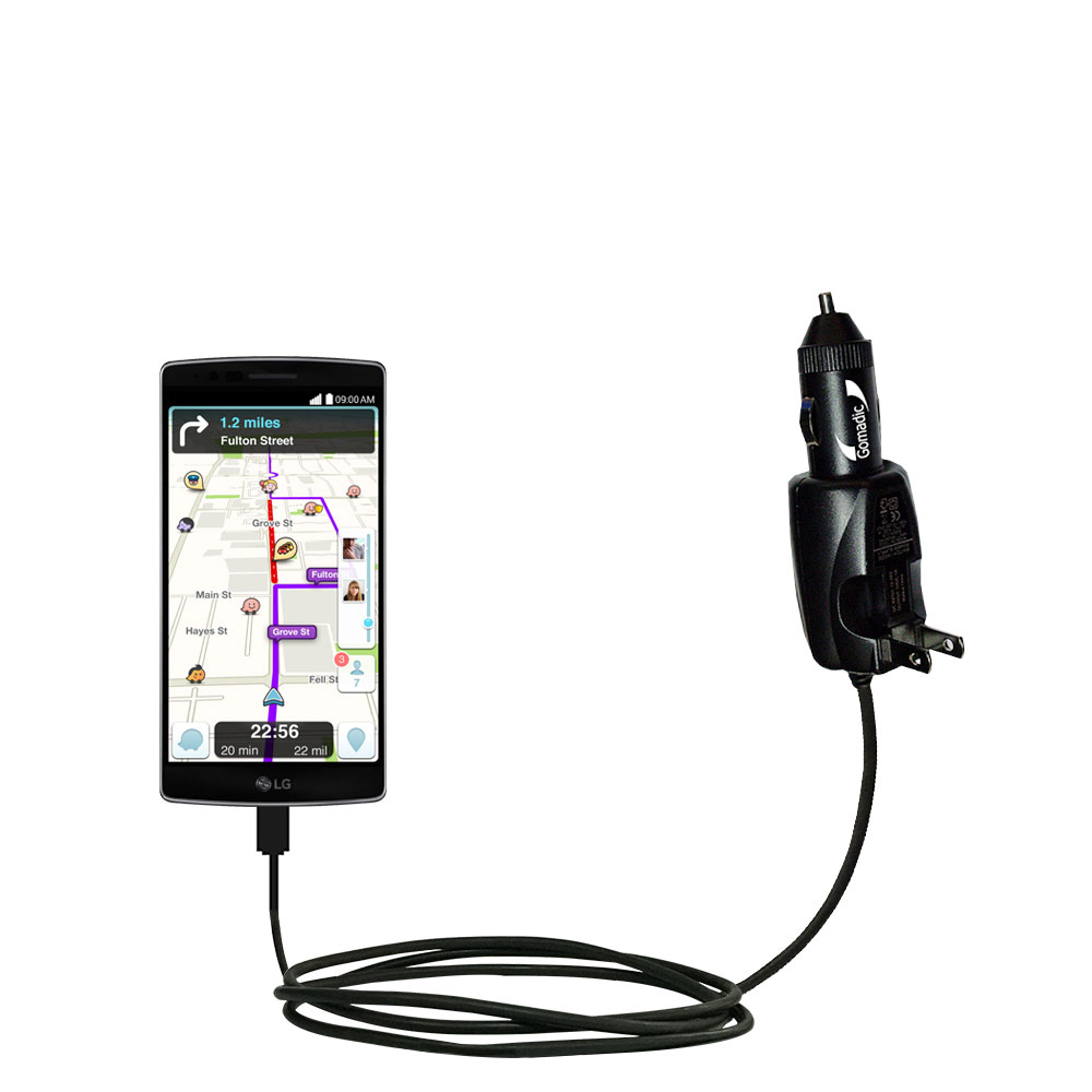 Car & Home 2 in 1 Charger compatible with the LG Flex 2
