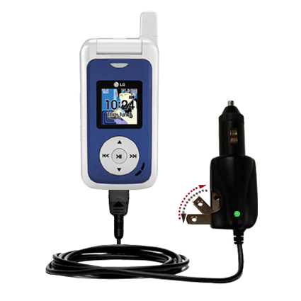 Car & Home 2 in 1 Charger compatible with the LG Fusic