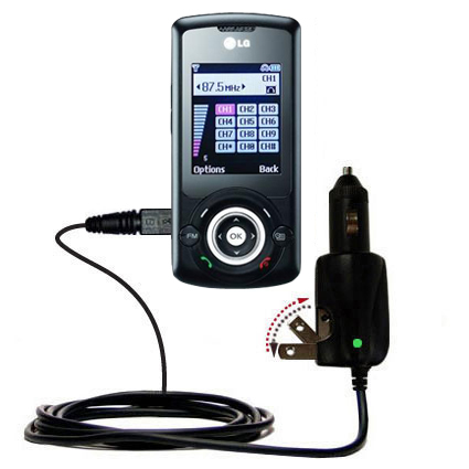 Car & Home 2 in 1 Charger compatible with the LG GB130