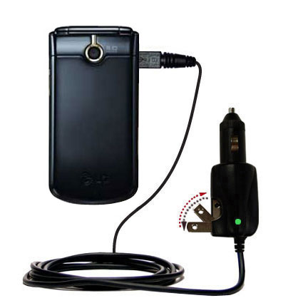 Car & Home 2 in 1 Charger compatible with the LG GD350
