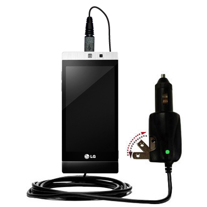 Car & Home 2 in 1 Charger compatible with the LG GD880