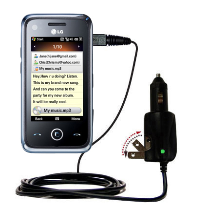 Car & Home 2 in 1 Charger compatible with the LG GM730