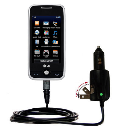 Car & Home 2 in 1 Charger compatible with the LG GS390