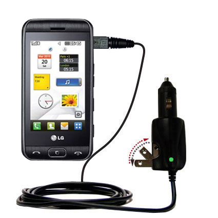 Car & Home 2 in 1 Charger compatible with the LG GT400