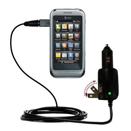 Car & Home 2 in 1 Charger compatible with the LG GT950