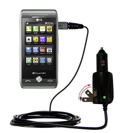 Car & Home 2 in 1 Charger compatible with the LG GX500