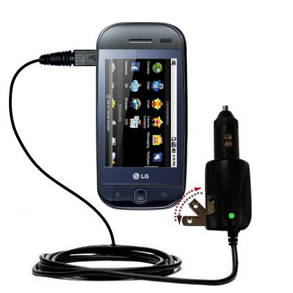 Car & Home 2 in 1 Charger compatible with the LG InTouch Max