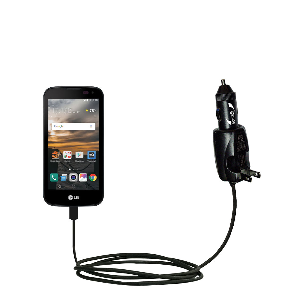 Car & Home 2 in 1 Charger compatible with the LG K3