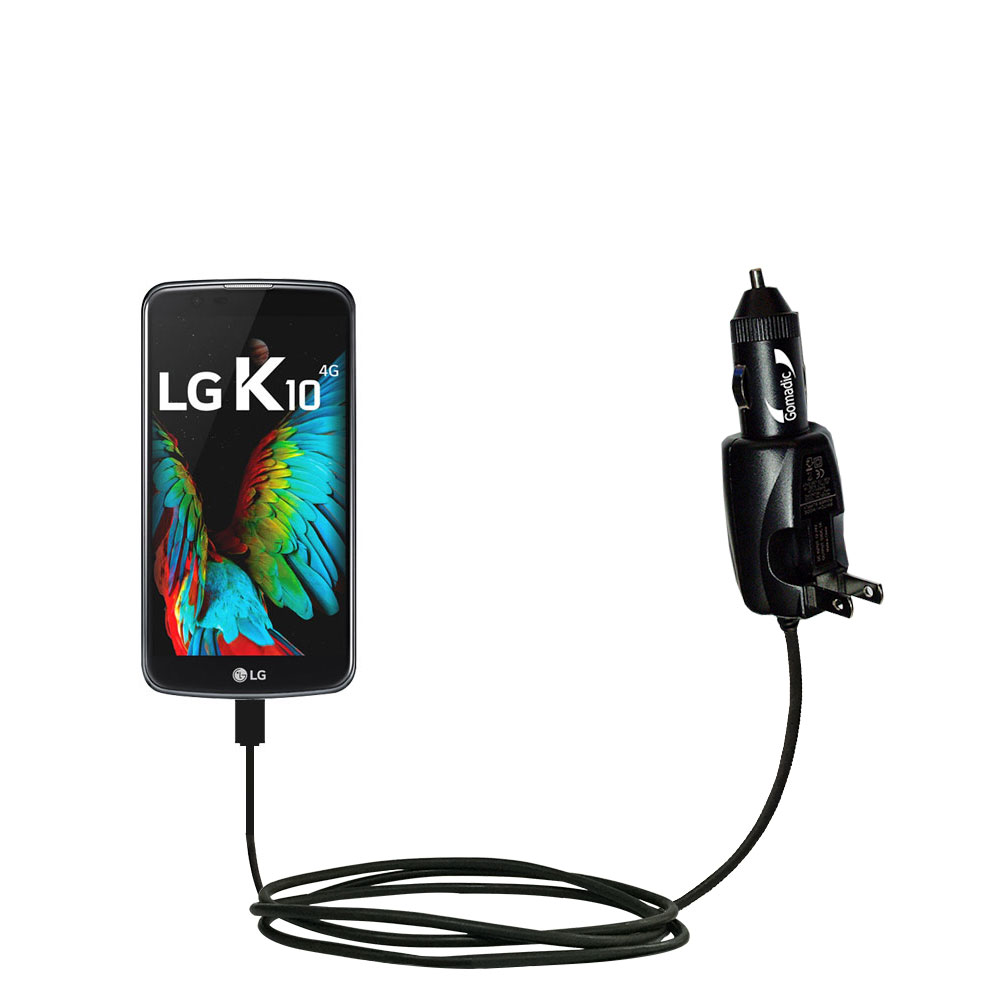 Car & Home 2 in 1 Charger compatible with the LG K8 / K10