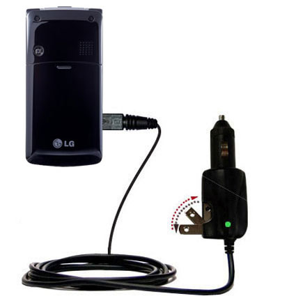 Car & Home 2 in 1 Charger compatible with the LG KF305