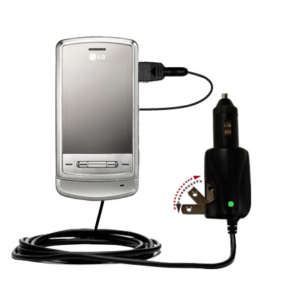 Car & Home 2 in 1 Charger compatible with the LG KG970 Shine