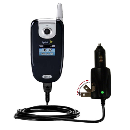 Car & Home 2 in 1 Charger compatible with the LG LX350 LX-350