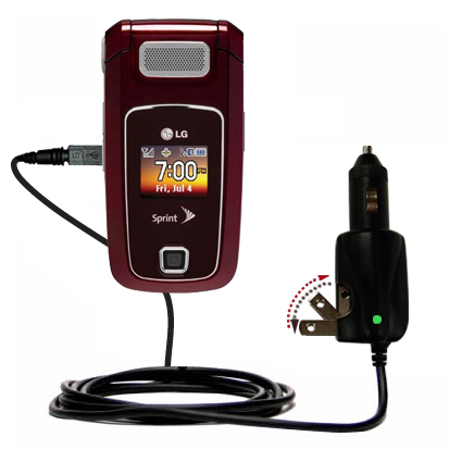 Car & Home 2 in 1 Charger compatible with the LG LX400