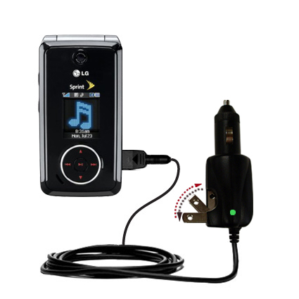 Car & Home 2 in 1 Charger compatible with the LG LX570 / LX-570