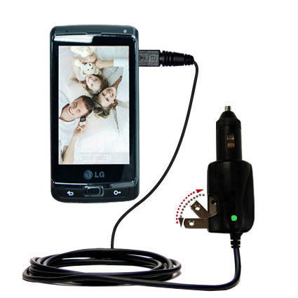 Car & Home 2 in 1 Charger compatible with the LG Optimus 7