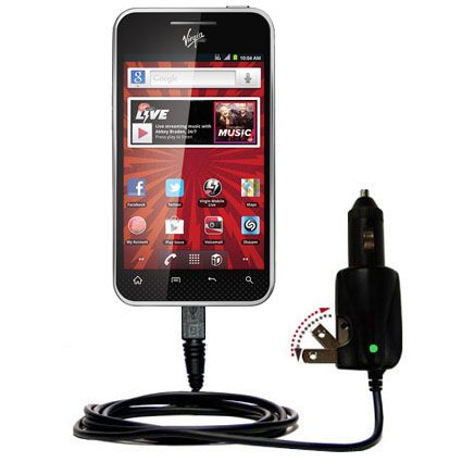 Car & Home 2 in 1 Charger compatible with the LG Optimus Elite