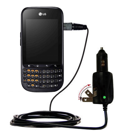 Car & Home 2 in 1 Charger compatible with the LG Optimus Pro