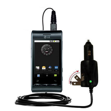 Car & Home 2 in 1 Charger compatible with the LG Optimus S
