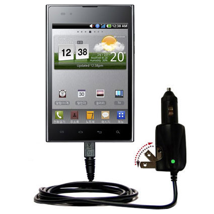 Car & Home 2 in 1 Charger compatible with the LG Optimus Vu