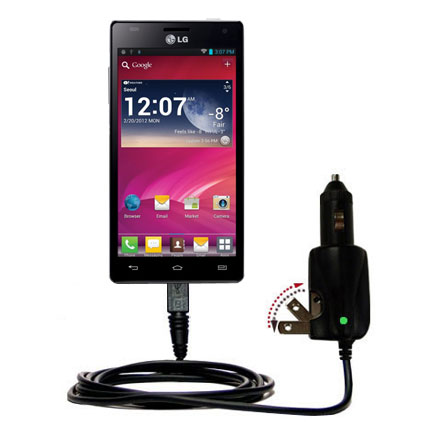 Car & Home 2 in 1 Charger compatible with the LG P880