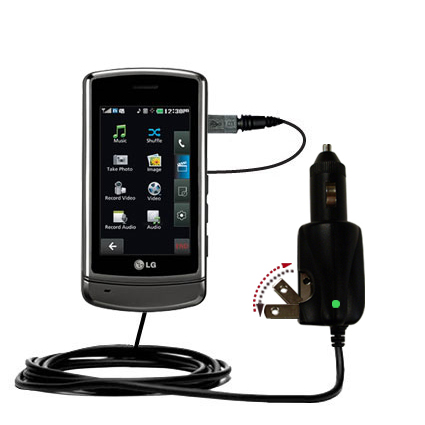 Car & Home 2 in 1 Charger compatible with the LG Spyder