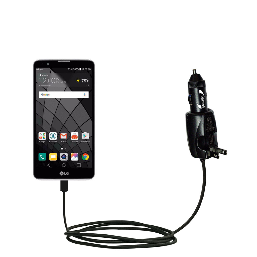 Car & Home 2 in 1 Charger compatible with the LG Stylo 2