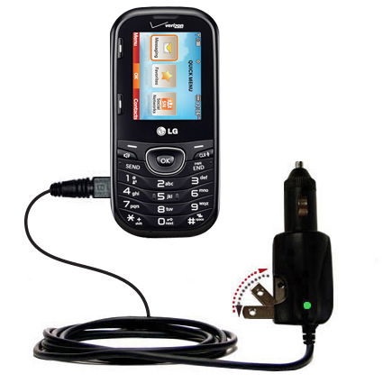 Car & Home 2 in 1 Charger compatible with the LG UN251