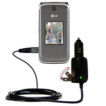 Car & Home 2 in 1 Charger compatible with the LG UN430