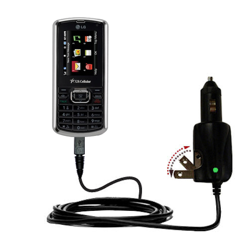 Car & Home 2 in 1 Charger compatible with the LG UX265 UX280