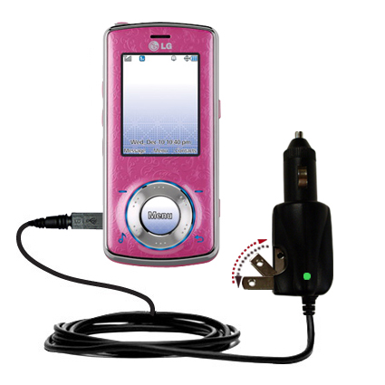 Car & Home 2 in 1 Charger compatible with the LG UX585