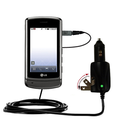 Car & Home 2 in 1 Charger compatible with the LG UX830 UX840