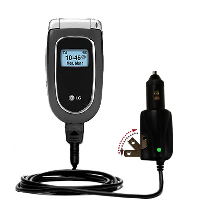 Car & Home 2 in 1 Charger compatible with the LG VI5225