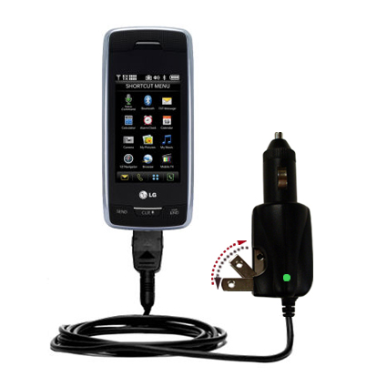 Car & Home 2 in 1 Charger compatible with the LG Voyager