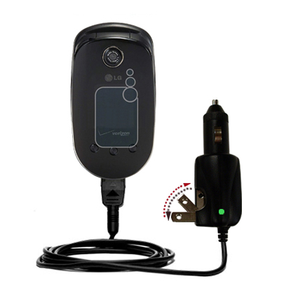 Car & Home 2 in 1 Charger compatible with the LG VX5400