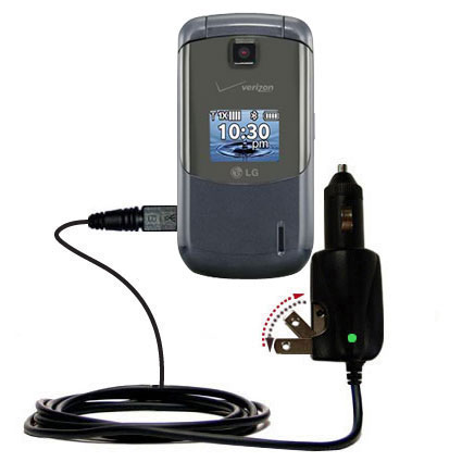 Car & Home 2 in 1 Charger compatible with the LG VX5600