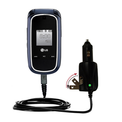 Car & Home 2 in 1 Charger compatible with the LG VX8360