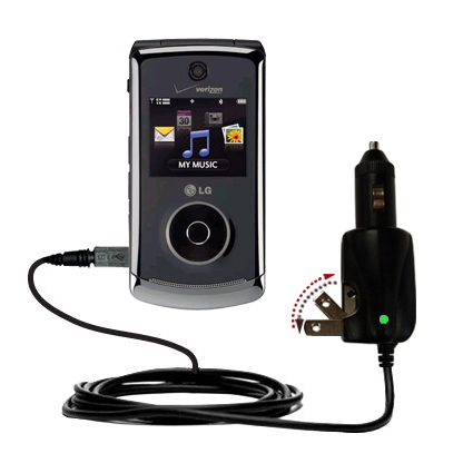 Car & Home 2 in 1 Charger compatible with the LG VX8560