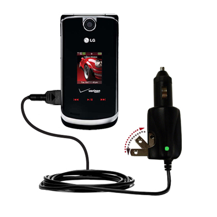 Car & Home 2 in 1 Charger compatible with the LG VX8600
