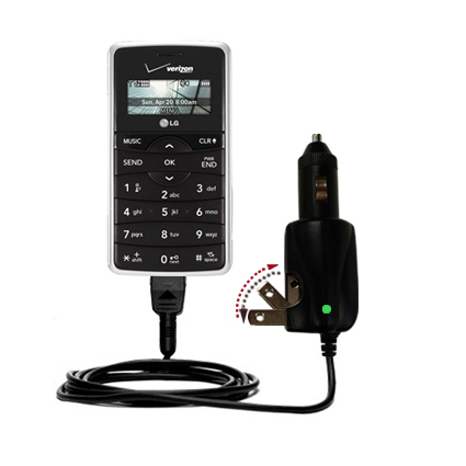 Car & Home 2 in 1 Charger compatible with the LG VX9100