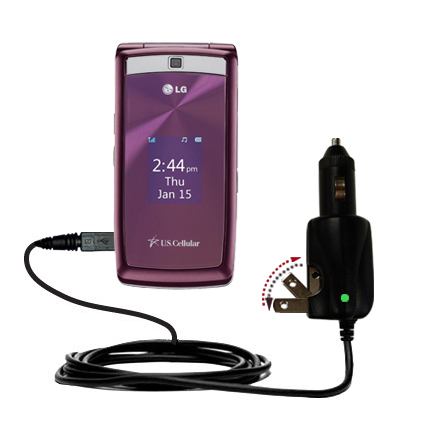 Car & Home 2 in 1 Charger compatible with the LG Wine