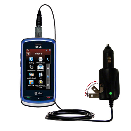 Car & Home 2 in 1 Charger compatible with the LG Xenon
