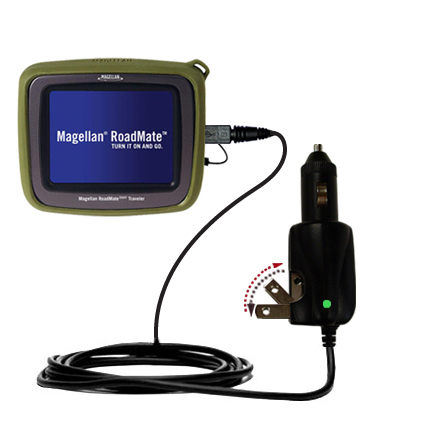 Car & Home 2 in 1 Charger compatible with the Magellan Crossover GPS 2500T