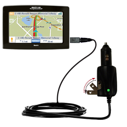 Car & Home 2 in 1 Charger compatible with the Magellan Maestro 4200 4210 4250