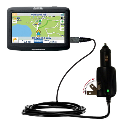 Car & Home 2 in 1 Charger compatible with the Magellan Roadmate 1400