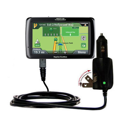 Car & Home 2 in 1 Charger compatible with the Magellan Roadmate 5045 LM
