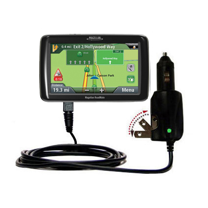 Car & Home 2 in 1 Charger compatible with the Magellan Roadmate 5120