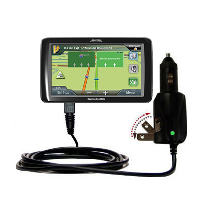 Car & Home 2 in 1 Charger compatible with the Magellan Roadmate 9020