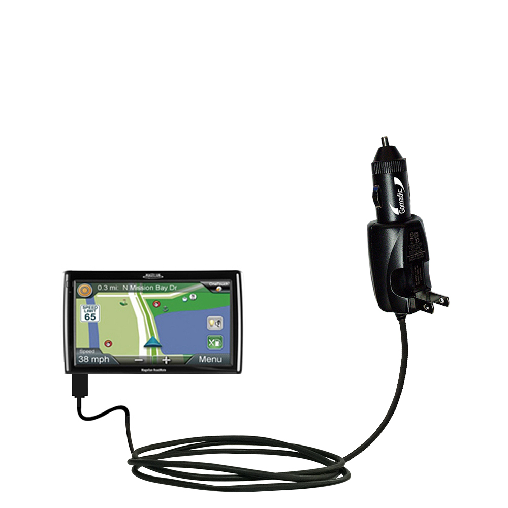 Car & Home 2 in 1 Charger compatible with the Magellan Roadmate RV9145-LM