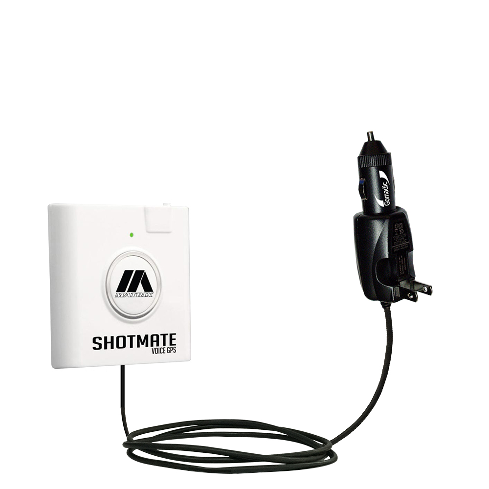 Car & Home 2 in 1 Charger compatible with the Matrix SHOTMATE Voice
